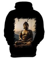 Blusa de Frio Estátua de Buda Iluminado Religião 23