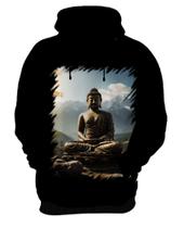 Blusa de Frio Estátua de Buda Iluminado Religião 3 Blusa de Frio Estátua de Buda Iluminado Religião 3