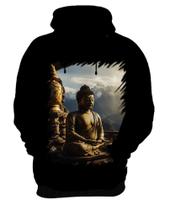 Blusa de Frio Estátua de Buda Iluminado Religião 4