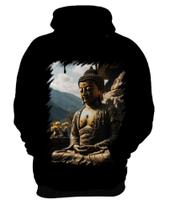 Blusa de Frio Estátua de Buda Iluminado Religião 5 Blusa de Frio Estátua de Buda Iluminado Religião 5