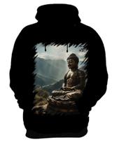 Blusa de Frio Estátua de Buda Iluminado Religião 7 Blusa de Frio Estátua de Buda Iluminado Religião 7