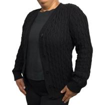 Blusa De Frio Feminina Casaco Cardigan Kimono Trico Lã G Gg Inverno Plus Size Tricot Senhora