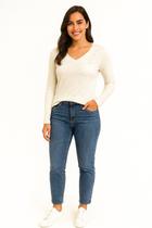 Blusa de Frio Feminina com Botão E Bolso