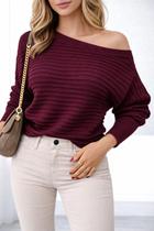 Blusa de Frio Feminina Oversized Manga Morcego Gola Ampla Soltinha Tricot Inverno