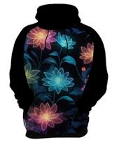 Blusa de Frio Flores Floral Translúcidas Neon 2