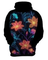 Blusa de Frio Flores Floral Translúcidas Neon 3
