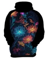 Blusa de Frio Flores Floral Translúcidas Neon 4