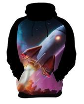 Blusa de Frio Foguete Espacial Space Rocket Espaço 2