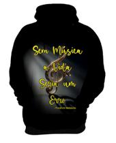 Blusa de Frio Frases vida sem Música Reflexões 1