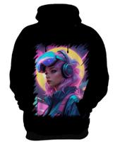 Blusa de Frio Garota Girl Vaporwave Púrpura 1