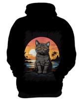 Blusa de Frio Gatinho no Pôrdo Sol Sunset 1