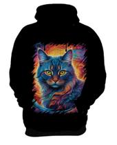 Blusa de Frio Gatinho Ondas Magnéticas Vibrante 7