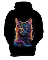 Blusa de Frio Gatinho Ondas Magnéticas Vibrante 8