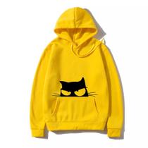 Blusa de Frio Gato Cat Amor Animais Moletom Unissex
