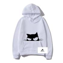 Blusa de Frio Gato Cat Amor Animais Moletom Unissex