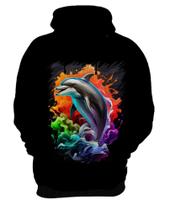 Blusa de Frio Golfinho Inteligência Arte Pintura 7 Blusa de Frio Golfinho Inteligência Arte Pintura 7