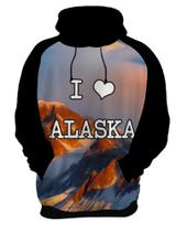 Blusa de Frio I Love Alaska Eu amo o Alaska 1