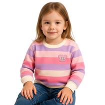 Blusa De Frio Inverno Listrada Moletom Luxo Flanelada Grosso Blusa De Frio Inverno Listrada Moletom Luxo Flanelada Grosso