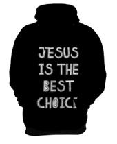 Blusa de Frio Jesus is the Best choice Bíblia Gospel 2