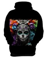 Blusa de Frio La Catrina Mexicana Dama Esqueleto 12