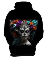 Blusa de Frio La Catrina Mexicana Dama Esqueleto 3