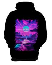 Blusa de Frio Landscape Futuro Vaporwave 1