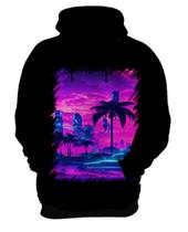 Blusa de Frio Landscape Futuro Vaporwave 2 Blusa de Frio Landscape Futuro Vaporwave 2