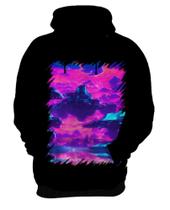 Blusa de Frio Landscape Futuro Vaporwave 7 Blusa de Frio Landscape Futuro Vaporwave 7
