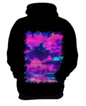 Blusa de Frio Landscape Futuro Vaporwave 7