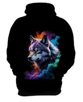 Blusa de Frio Lobo Desenho Artístico Concept 14