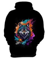 Blusa de Frio Lobo Desenho Artístico Concept 17 Blusa de Frio Lobo Desenho Artístico Concept 17