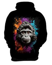 Blusa de Frio Macaco Monkey Ilustrado Vetor 2