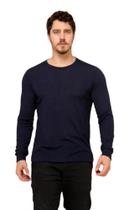 Blusa De Frio Masculina Manga Longa Gola Redonda Lanzinha