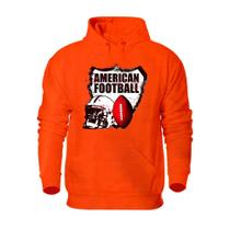 Blusa de Frio Moletom Abrigo Masculino Inverno Flanelado Com Bolso Canguru Estampado