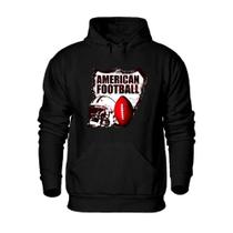 Blusa de Frio Moletom Abrigo Plus Size Masculino Estampado Inverno Flanelado Com Bolso Canguru