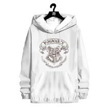 Blusa De Frio Moletom Algodão Premium Streetwear Estampa Harry Potter Escola Hogwarts