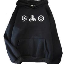 Blusa De Frio Moletom Blusa Moletom Teen Wolf Série Simbolos