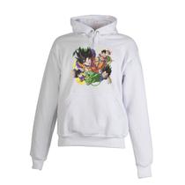 Blusa De Frio Moletom Branco Desenhos Dragon Ball Z Infantil Juvenil