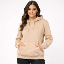 Blusa De Frio Moletom Canguru Capuz E Bolso Unissex