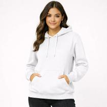Blusa De Frio Moletom Canguru Capuz E Bolso Unissex
