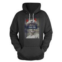 Blusa De Frio Moletom Canguru Com Capuz Money Funny Blusa De Frio Moletom Canguru Com Capuz Money Funny