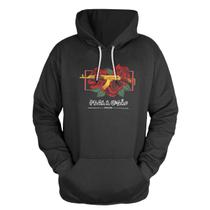 Blusa De Frio Moletom Canguru Com Capuz Pega a Visao AK Rosa