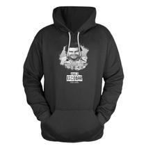 Blusa De Frio Moletom Canguru Com Capuz Pega a Visao Dom