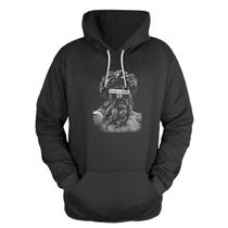 Blusa De Frio Moletom Canguru Com Capuz Pega a Visao Estatua