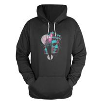 Blusa De Frio Moletom Canguru Com Capuz Pega a Visao Estatua