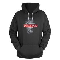 Blusa De Frio Moletom Canguru Com Capuz Pega a Visao