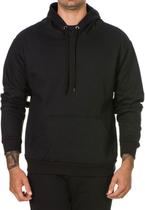 Blusa de Frio Moletom Canguru Jaqueta Liso Basico Com Capuz Ajustavel Lançamento Inverno