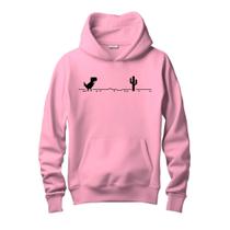 Blusa de Frio Moletom Canguru Masculino Dinossauro Blusa de Frio Moletom Canguru Masculino Dinossauro