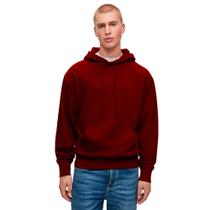 Blusa de Frio Moletom com Capuz Bolso Canguru