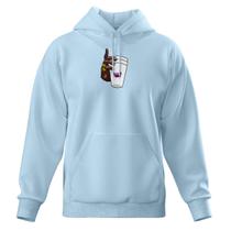 Blusa de Frio Moletom Fechado Com Capuz Bolso Canguru Relaxado